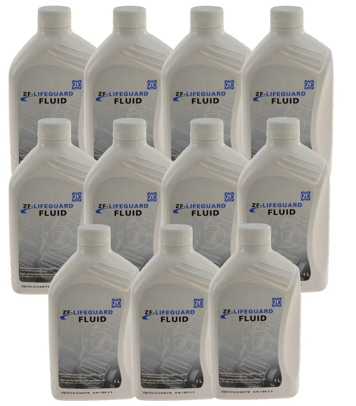 Set of 11 ZF Lifeguard 6 Automatic Transmission Fluid for BMW Land Rover (11 x 1L)