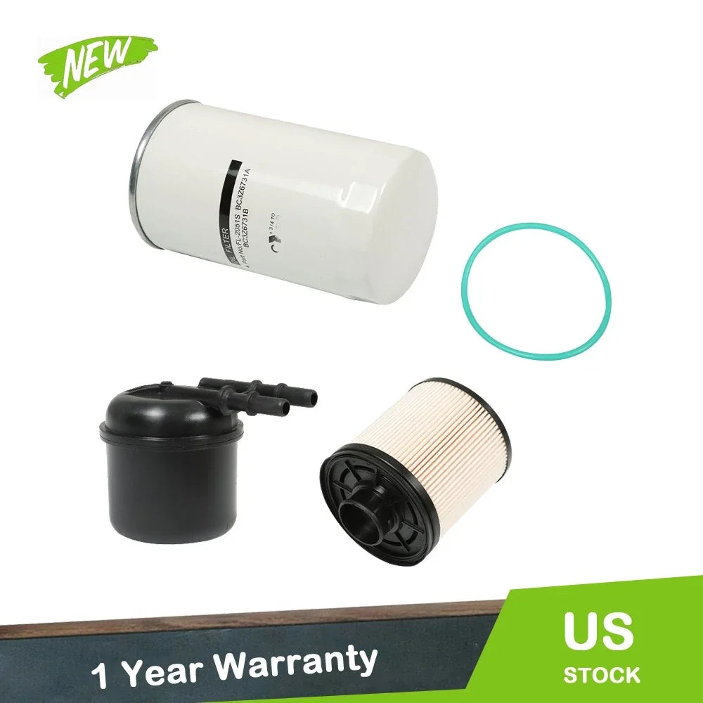 Set of 2 Fuel Filters FD4615 FL2051 for Ford 6.7L Powerstroke (2011–2016)