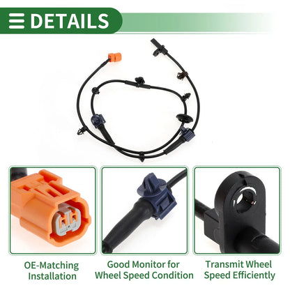 ABS Wheel Speed Sensor for Honda Fit Saloon (2003–2006) - 57450SENH01