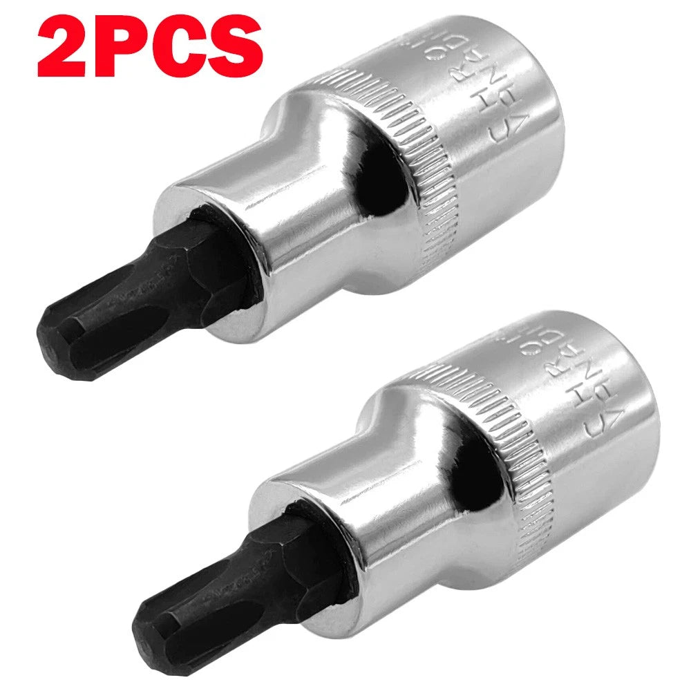 2X Car Seat Screw Removal Socket Tool 1/2" DR 4 Teeth for Jeep Cherokee