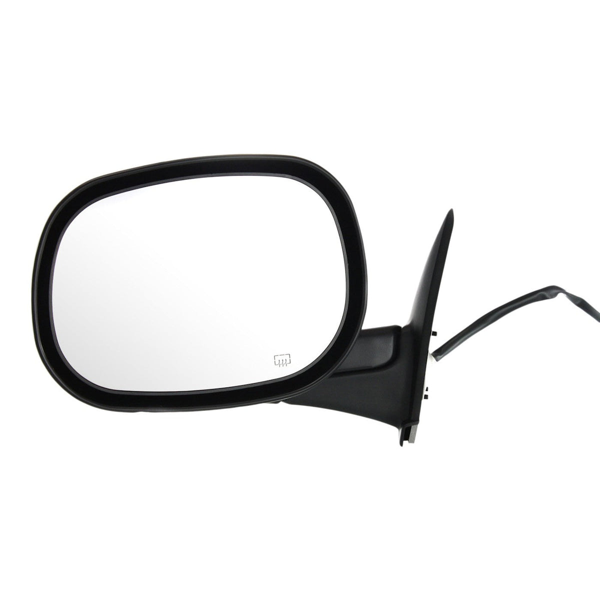 Power Mirror for Dodge Ram 1500 (1998–2001) Left Manual Fold Heated Black