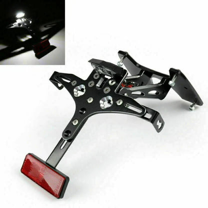 License Plate Holder Bracket with LED Light for Suzuki GSXR 600 750 (2006–2007)