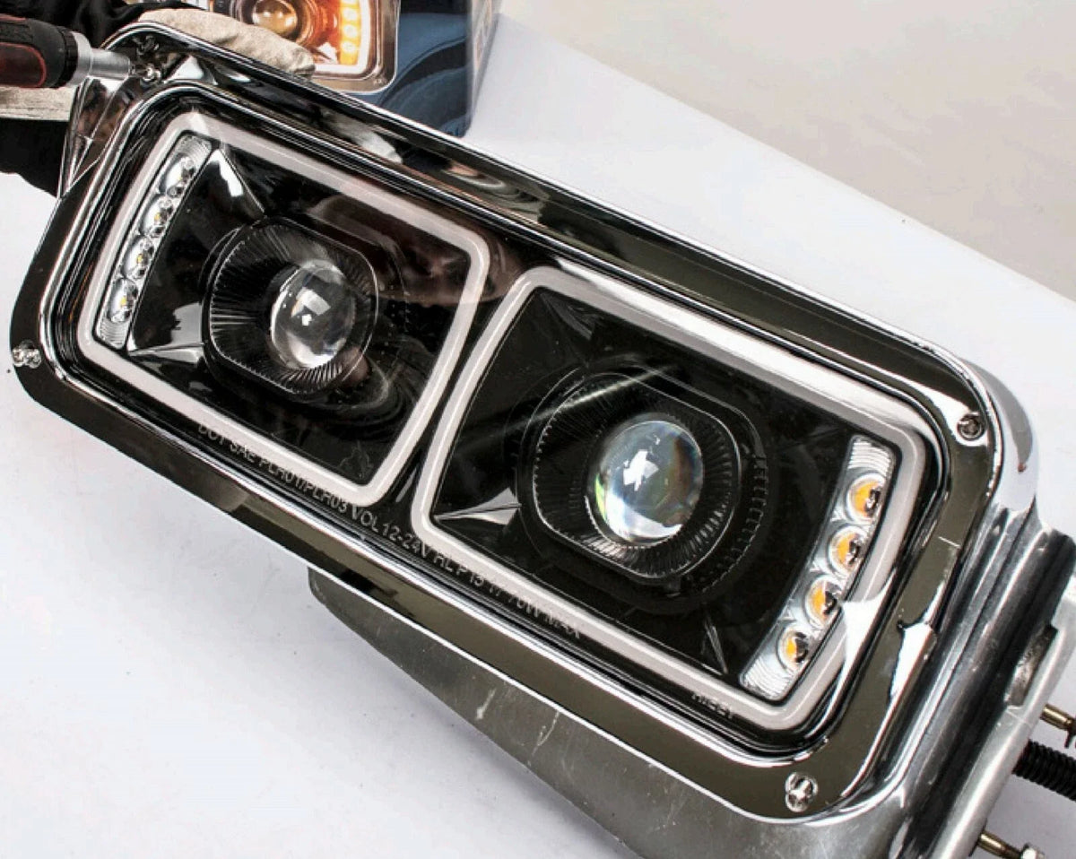 High Power LED Headlights Blackout with LED Turn Signals for Subaru Outback (2020–2024)