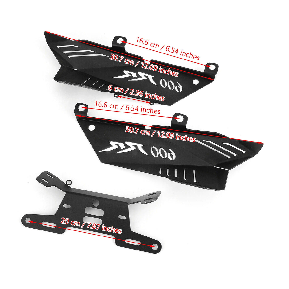 Rear License Plate Holder Bracket for Honda CBR600RR (2007–2011) FE-641-Black