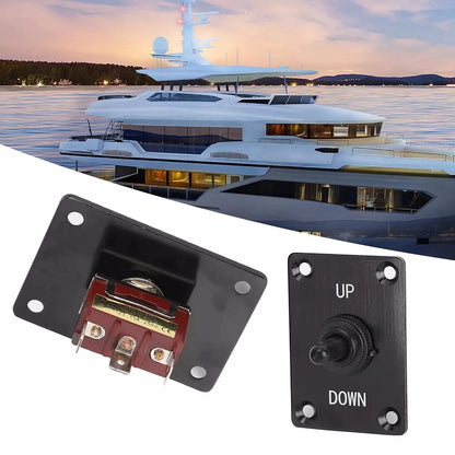 2X Toggle Switch 12V On/Off Up/Down Trim Tab Panel for RV Caravan Marine