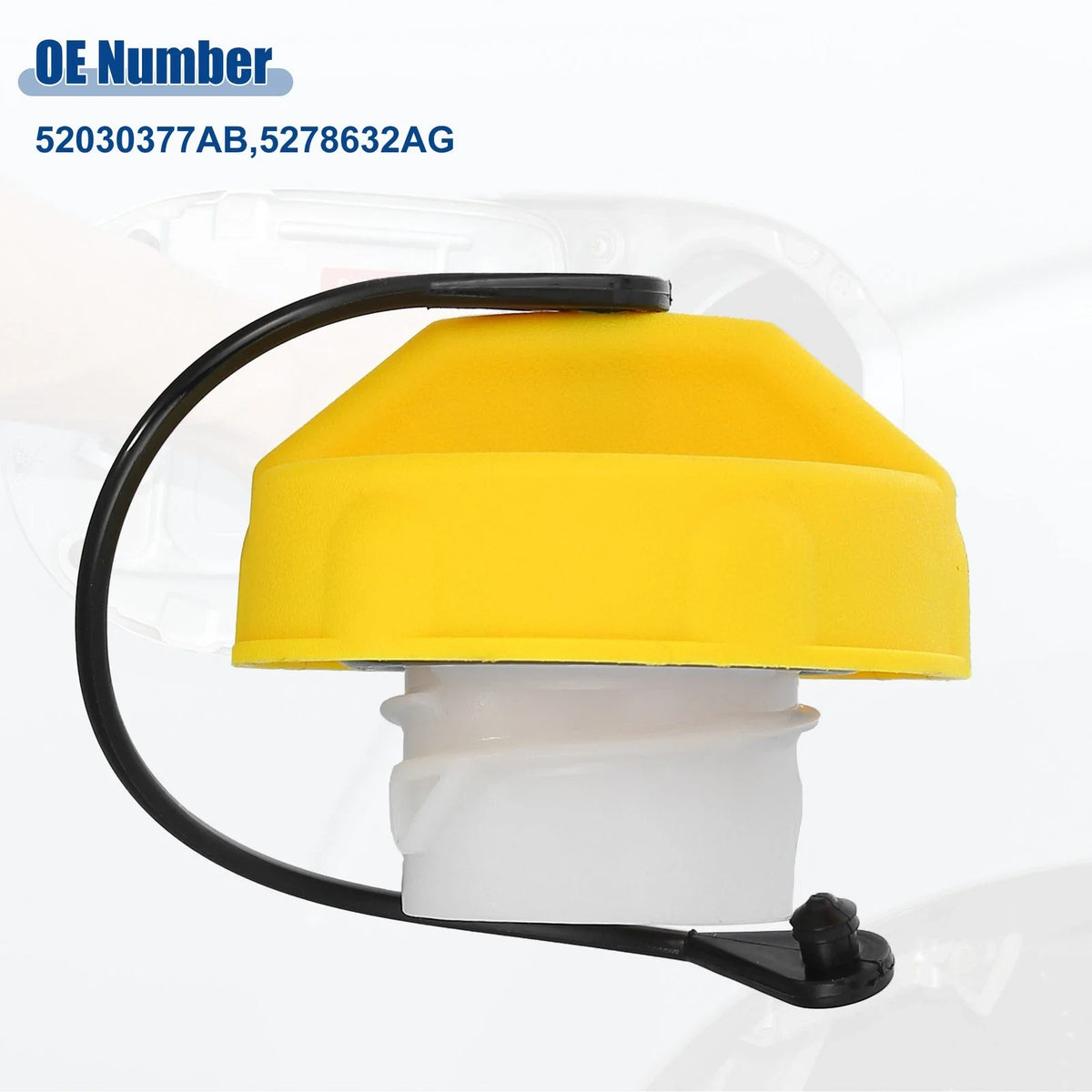 Gas Fuel Tank Cap for Dodge Ram Promaster (2014–2016) Yellow