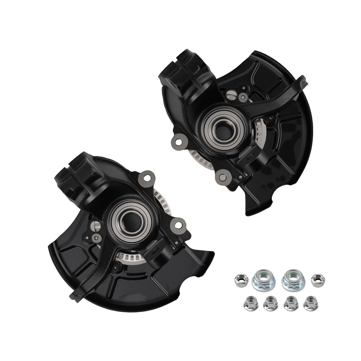 Steering Knuckle & Wheel Bearing Hub for VW Beetle Golf Jetta (1999–2010) 1J0407255K, 1J0407255AH, 1J0407255R