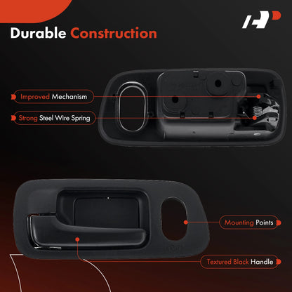 Front Left Door Handle for Honda Civic (2001–2005) 72160-S5P-A12ZA, 83408