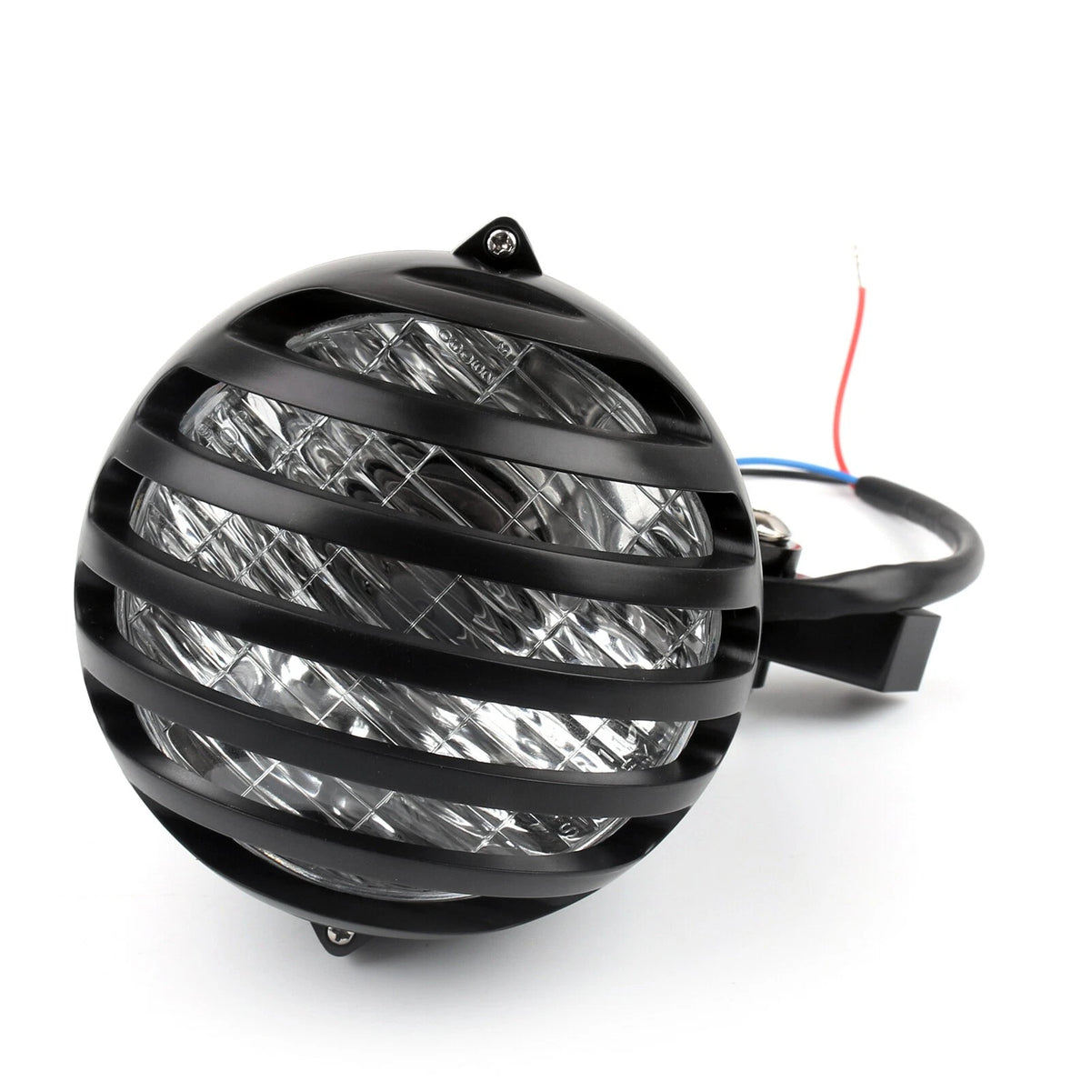 5.5" Black Bullet Headlight Lamp for Bobber Chopper (M513-B020-Black)