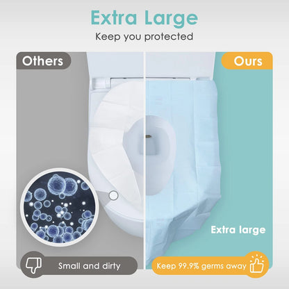 60X Disposable Toilet Seat Covers for Travel