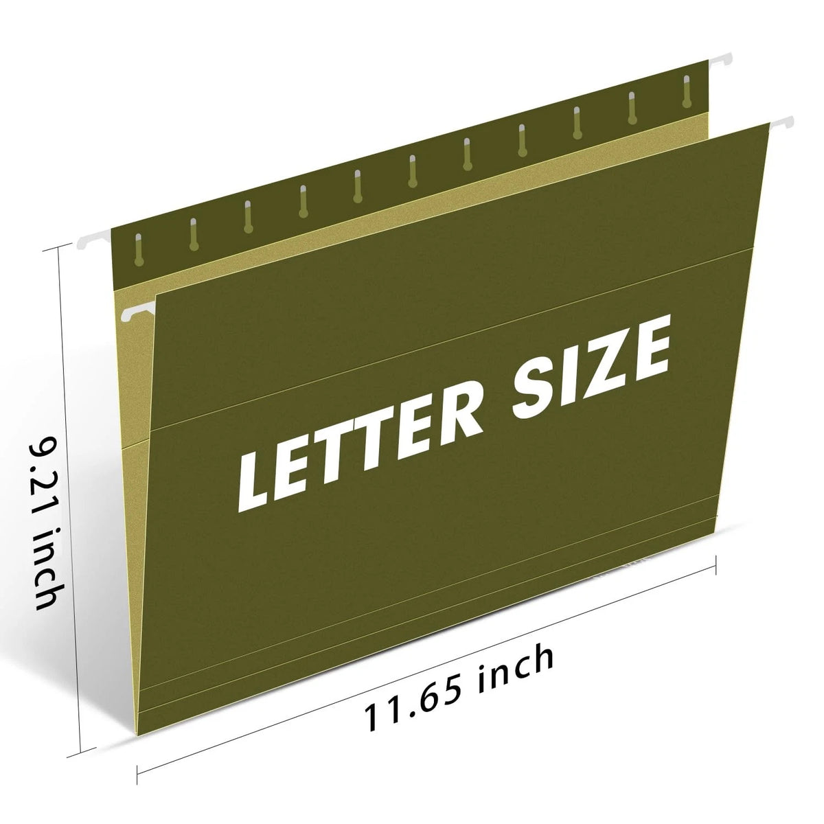 30 Pack Hanging File Folders for Letter Size (No Specific Years)