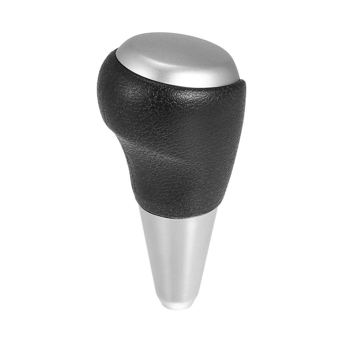 Shift Knob for Toyota 4Runner (2010–2023) Black Faux Leather Silver Tone