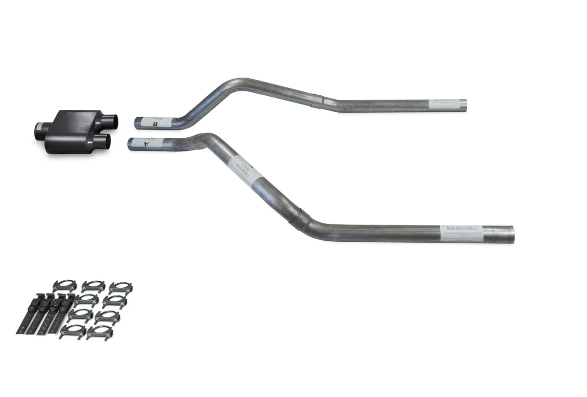 2.5" Dual Exhaust Kit with 1 Chamber Muffler for GMC Jimmy (1992–1994)
