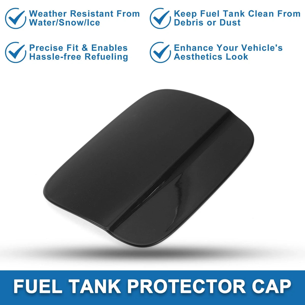 Fuel Tank Door Cap for Audi A4 8K2 B8 (2009–2016) Fuel Filler Flap Cover Black
