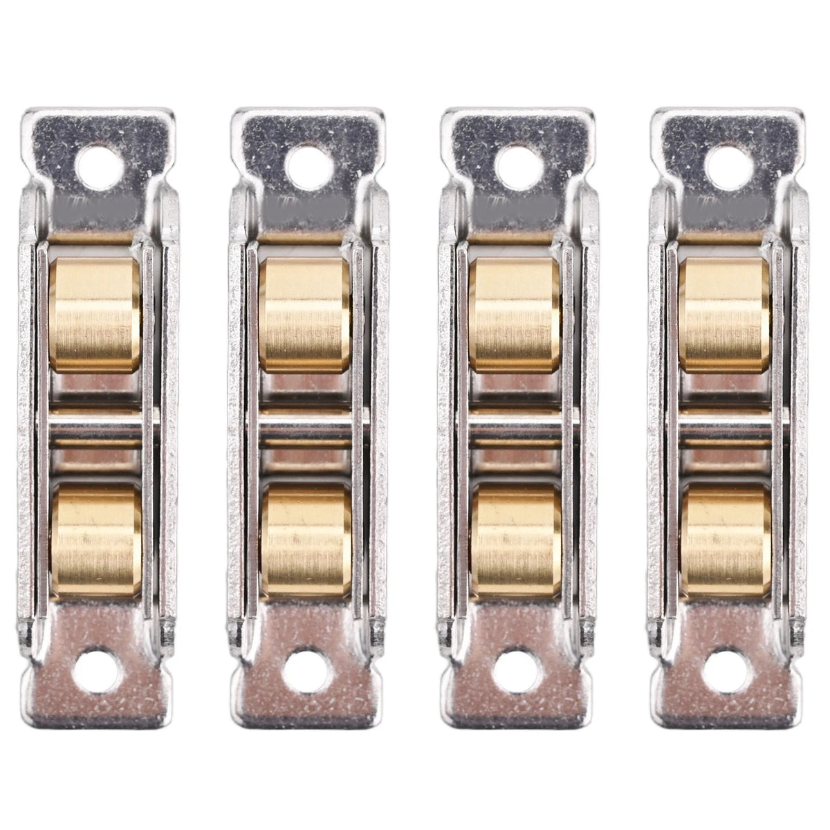 Pack of 4 Sliding Glass Door Rollers Stainless Steel Copper