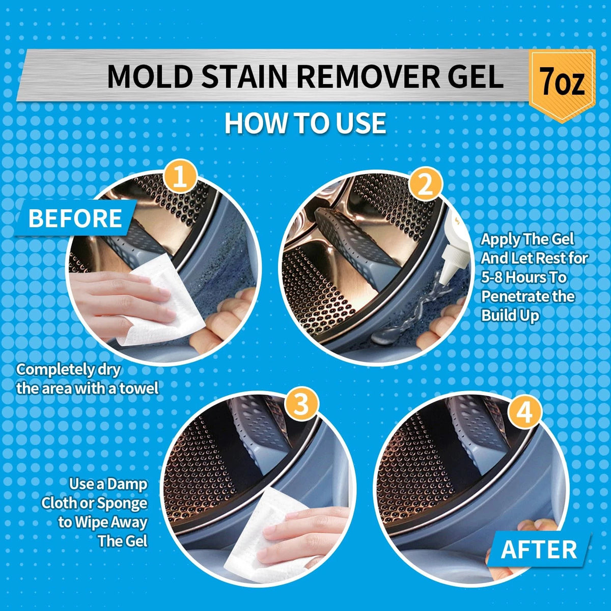 Adhesive Gbye Home Stain Cleaner for Various Applications (Pack of 1)