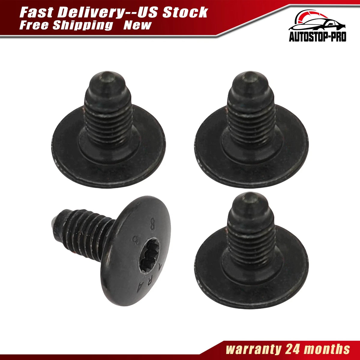 Set of 4 Door Lock Latch Actuator Screw Bolt M8X16 for VW Jetta Golf (WHT005504)