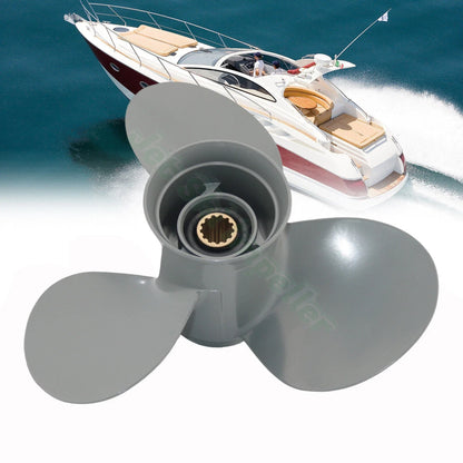 Aluminum Propeller for Yamaha Honda BF 35-60HP (OEM 11X16" Pitch, 13 Spline)