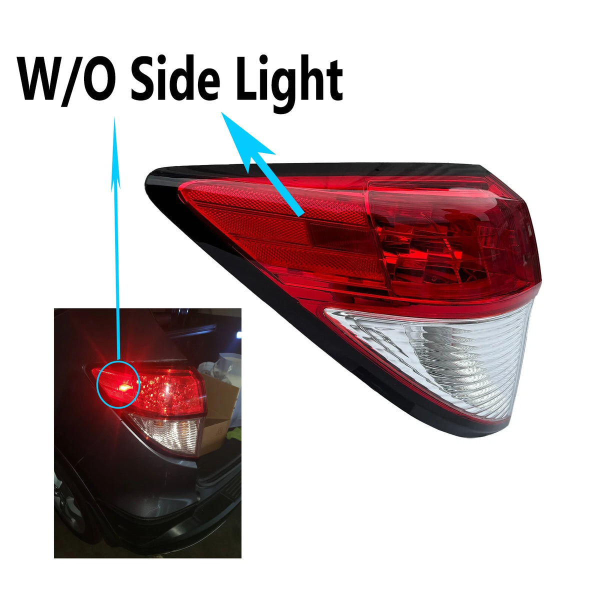 Rear LED Tail Light Brake Lamp for Honda HR-V (2016–2018) HO2804109, 33552T7SA01