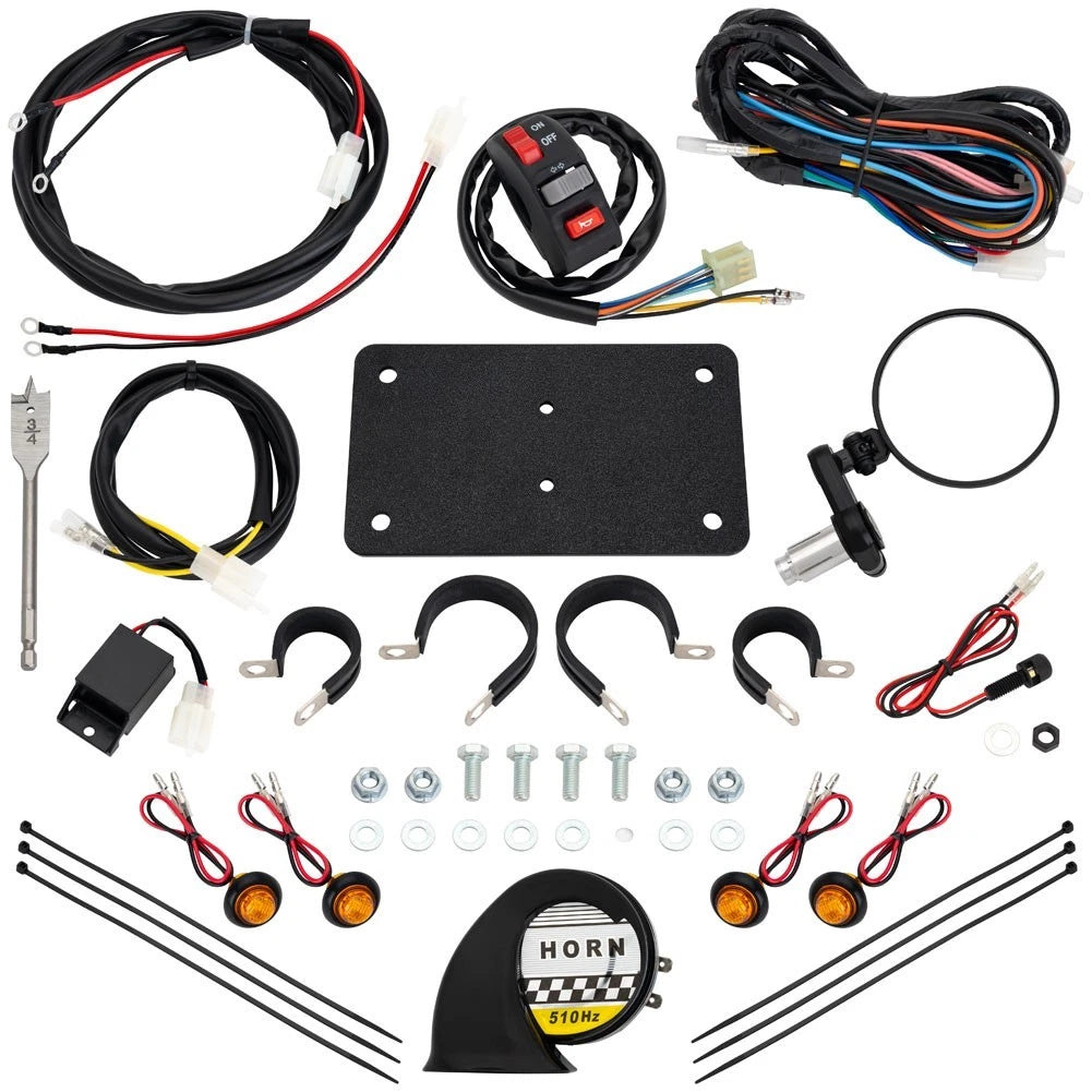 2X ATV Horn & Signal Kit with Recessed Signals for Can-Am Renegade 850 (2016–2018)