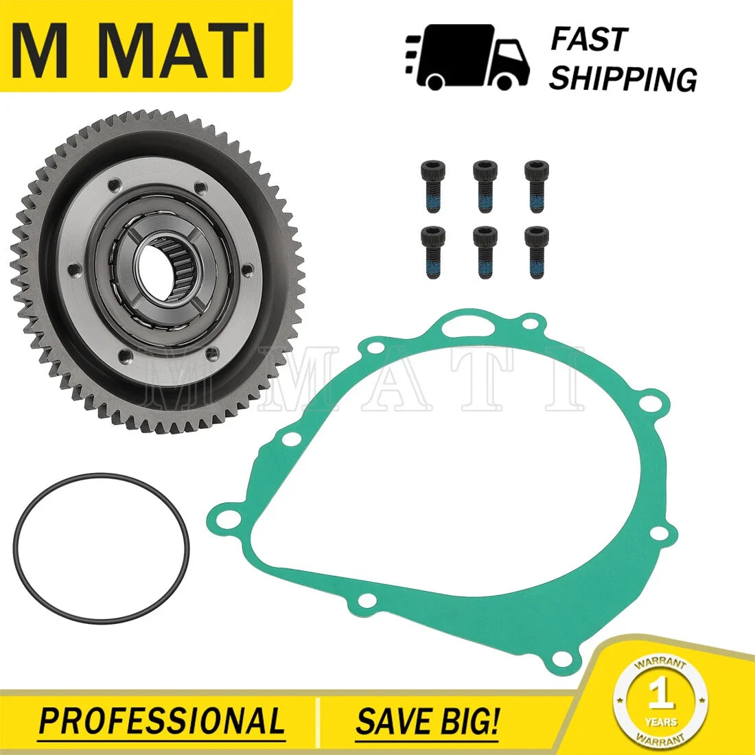 Starter Clutch Gear Gasket Kit for Suzuki LT-Z400 (2003–2014)