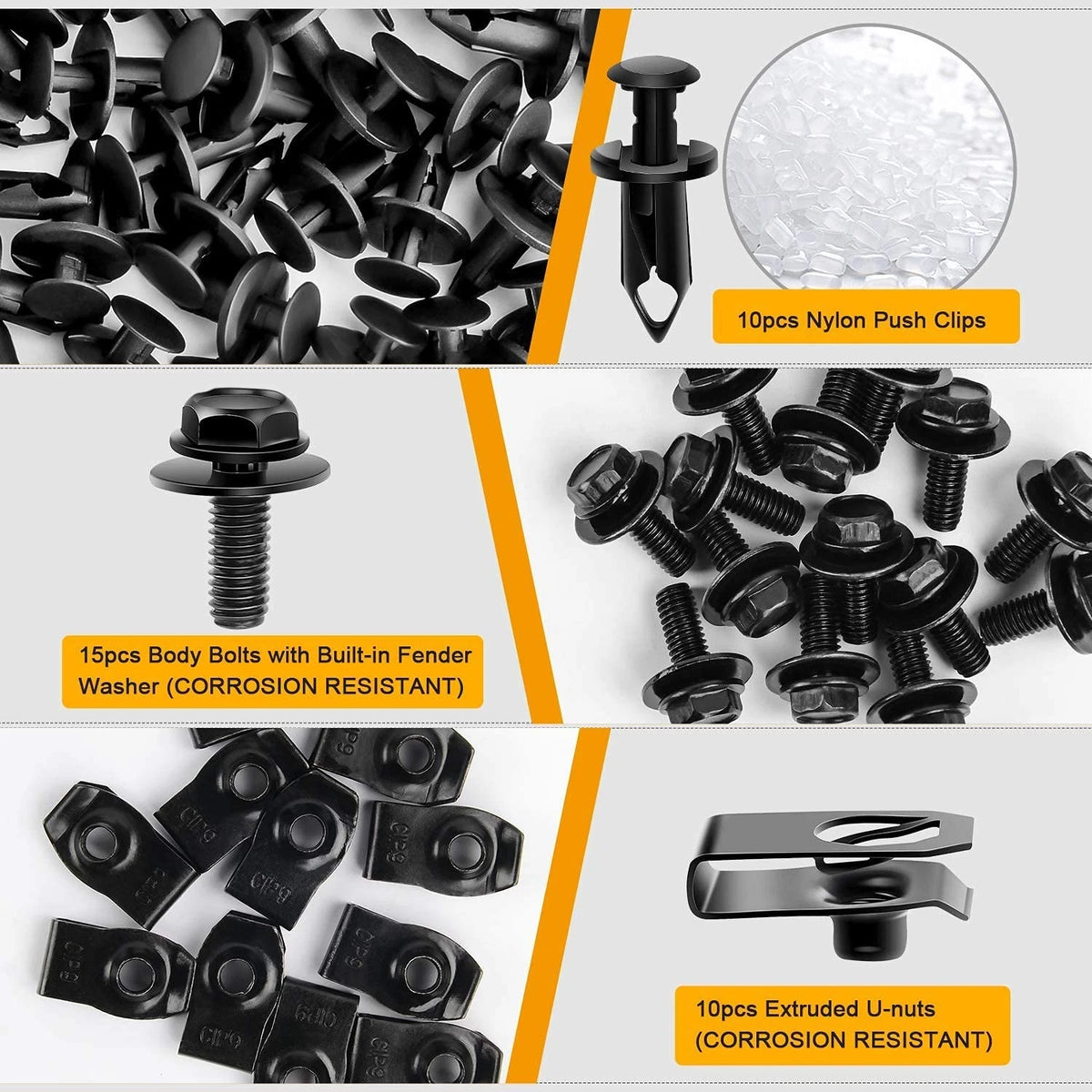 35PCS Engine Under U-nuts for GOOACC GRC-70