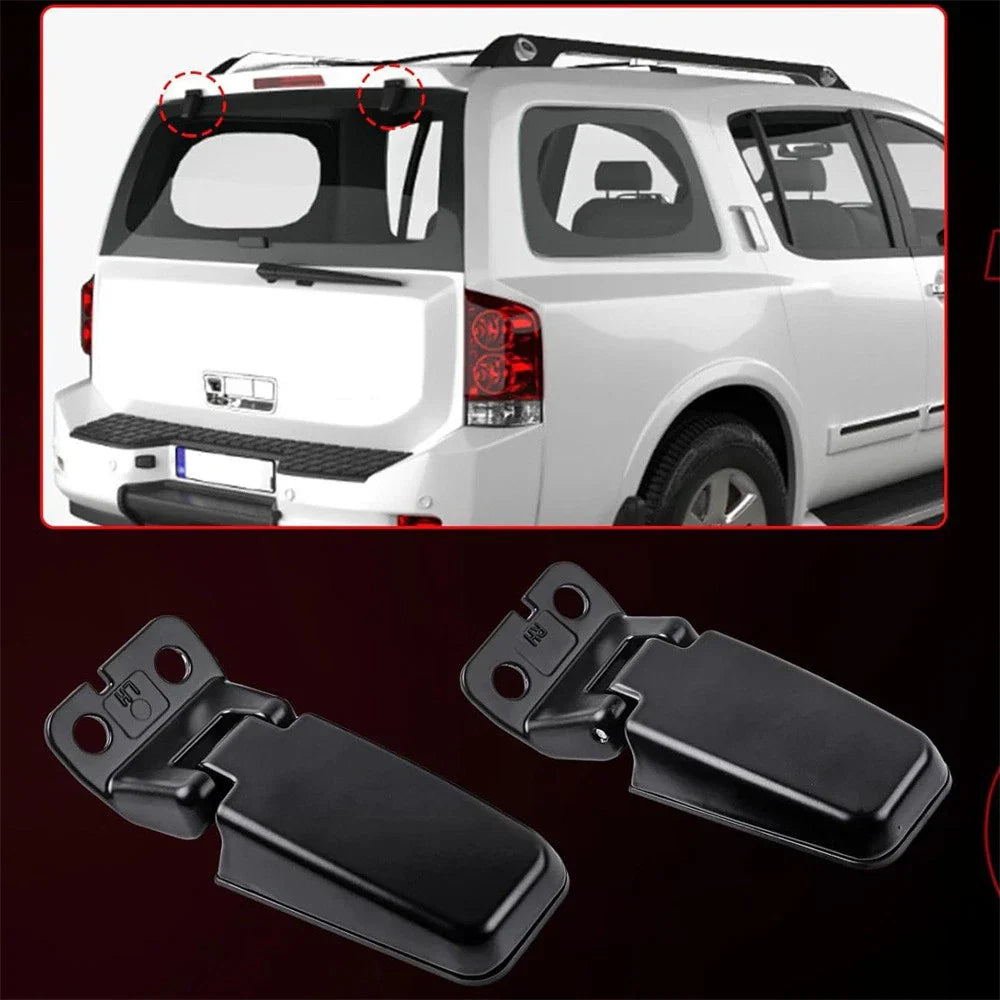 Rear Tailgate Window Glass Hinges for Infiniti QX56, Nissan Armada (2004-2010)
