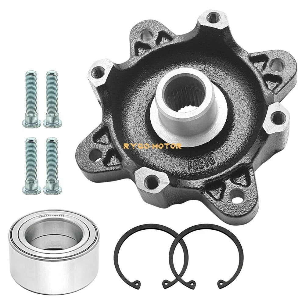 Front Wheel Hub & Bearing Kit for Polaris Ranger 500 800 Diesel 900 Crew