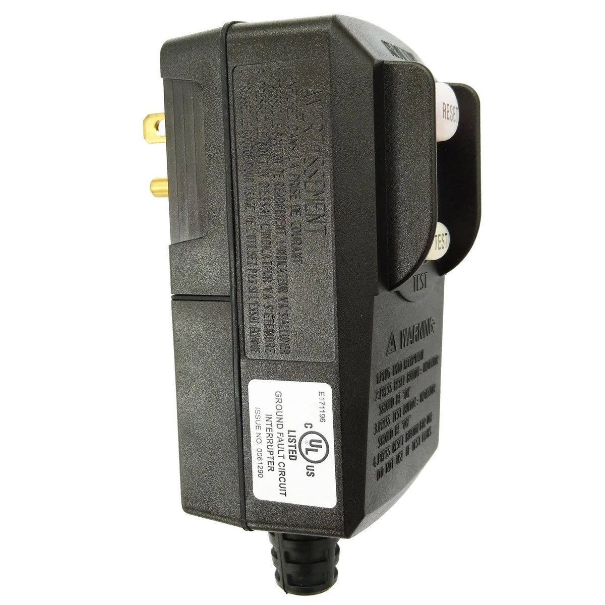 GFCI Plug Replacement 15 Amp 3 Prong Waterproof for Various Applications