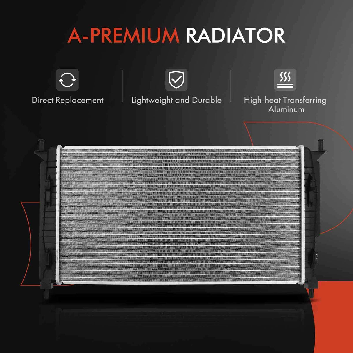 Aluminum Radiator for Mazda 3 (2010–2013) LF8M1520YD, LF8M15200, 13100