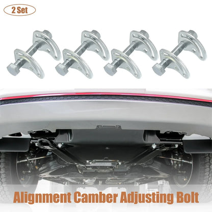 2X Front Control Arm Alignment Camber Bolt Kit for Chevy Silverado (2007–2023)