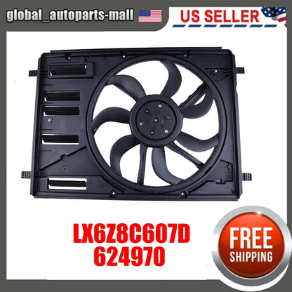 Radiator & Condenser Cooling Fan Assembly for Ford Bronco Sport (2021–2022) 624970, LX6Z 8C607 D, FO3115237
