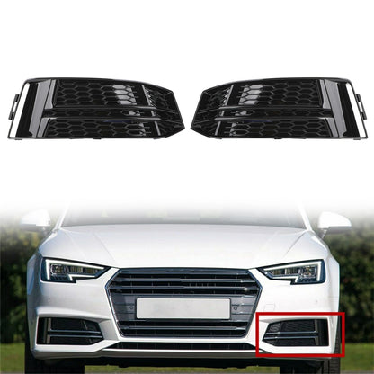 Pair Fog Light Covers for Audi A4 B9 S-Line (2016–2018) 8W0 807 681 F 8W0 807 682 F