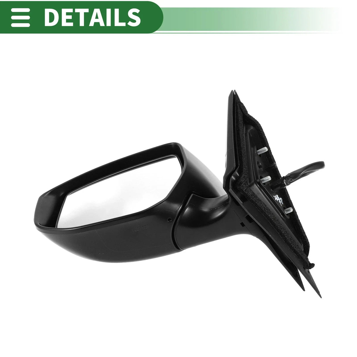 Left Side Door Mirror for Nissan Altima (2013–2018) Manual Folding Black