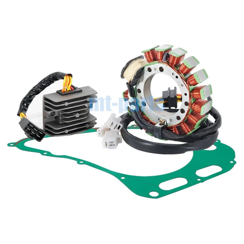 Stator Coil, Regulator Rectifier, Gasket for Suzuki DR750 DR800S (1988–1990)