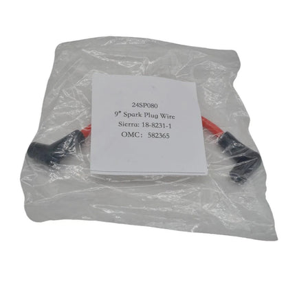 Marine Spark Plug Wire 9" for OMC Johnson Evinrude (0582365)