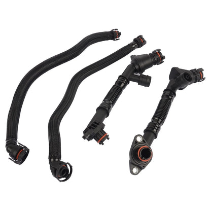 Set of 4 Breather Hoses for BMW 550i 650i 750i X5 X6 (2008–2016)