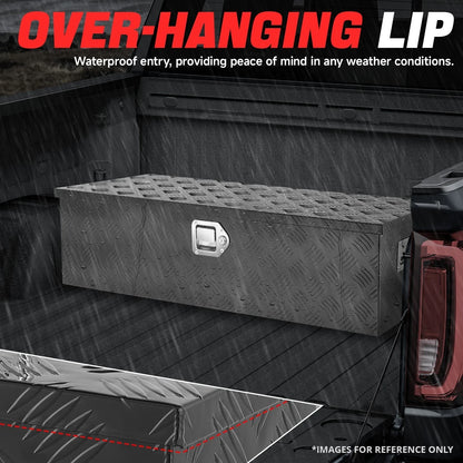 Recessed Side Handle Aluminum Tool Box for Universal Use (99cm x 34cm x 25.5cm)