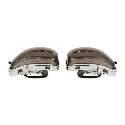 Front LED Turn Signals Smoked Lens for Honda Goldwing 1800 (2001–2017)