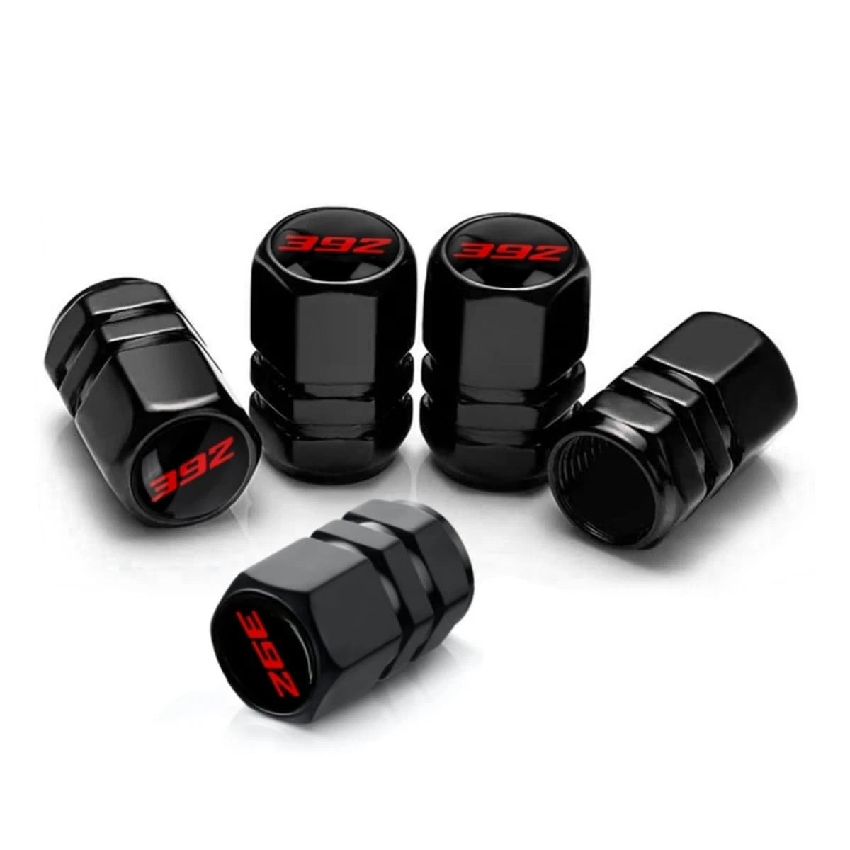 5PCS Tire Valve Stem Caps for Dodge Challenger Durango SRT 392 (2011–2023)