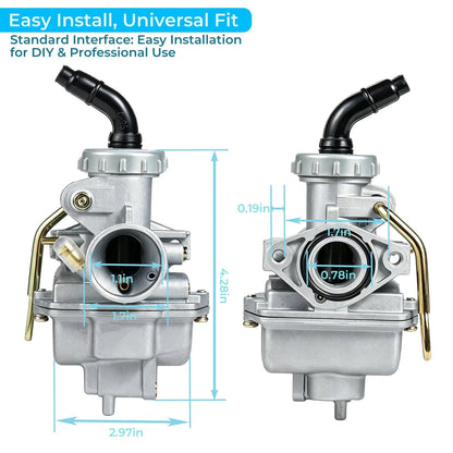 PZ20 Carburetor Kit with 35mm Air Filter for Tao Tao
