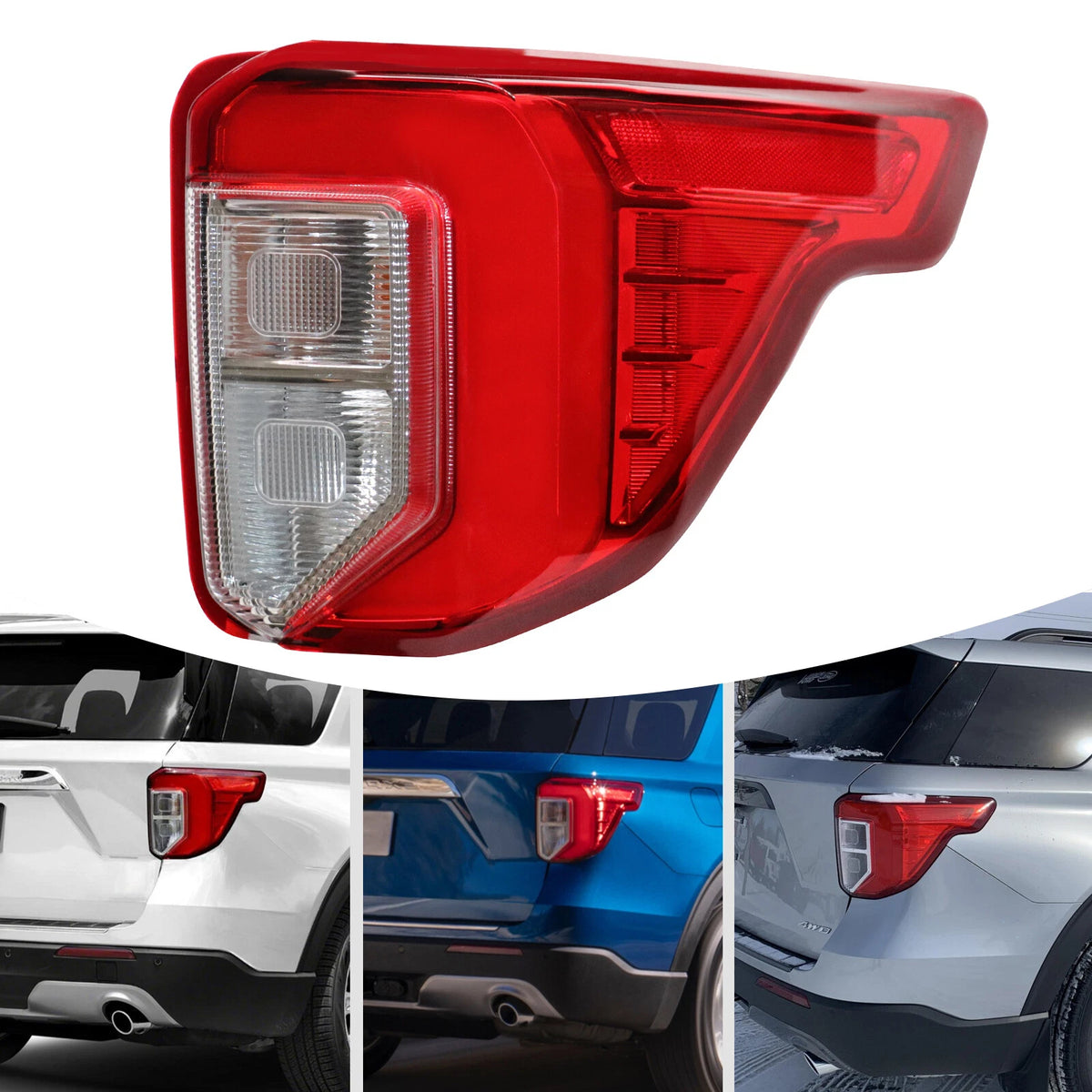 Right Side LED Tail Light for Ford Explorer (2020–2022) LB5Z13404F, FO2801275