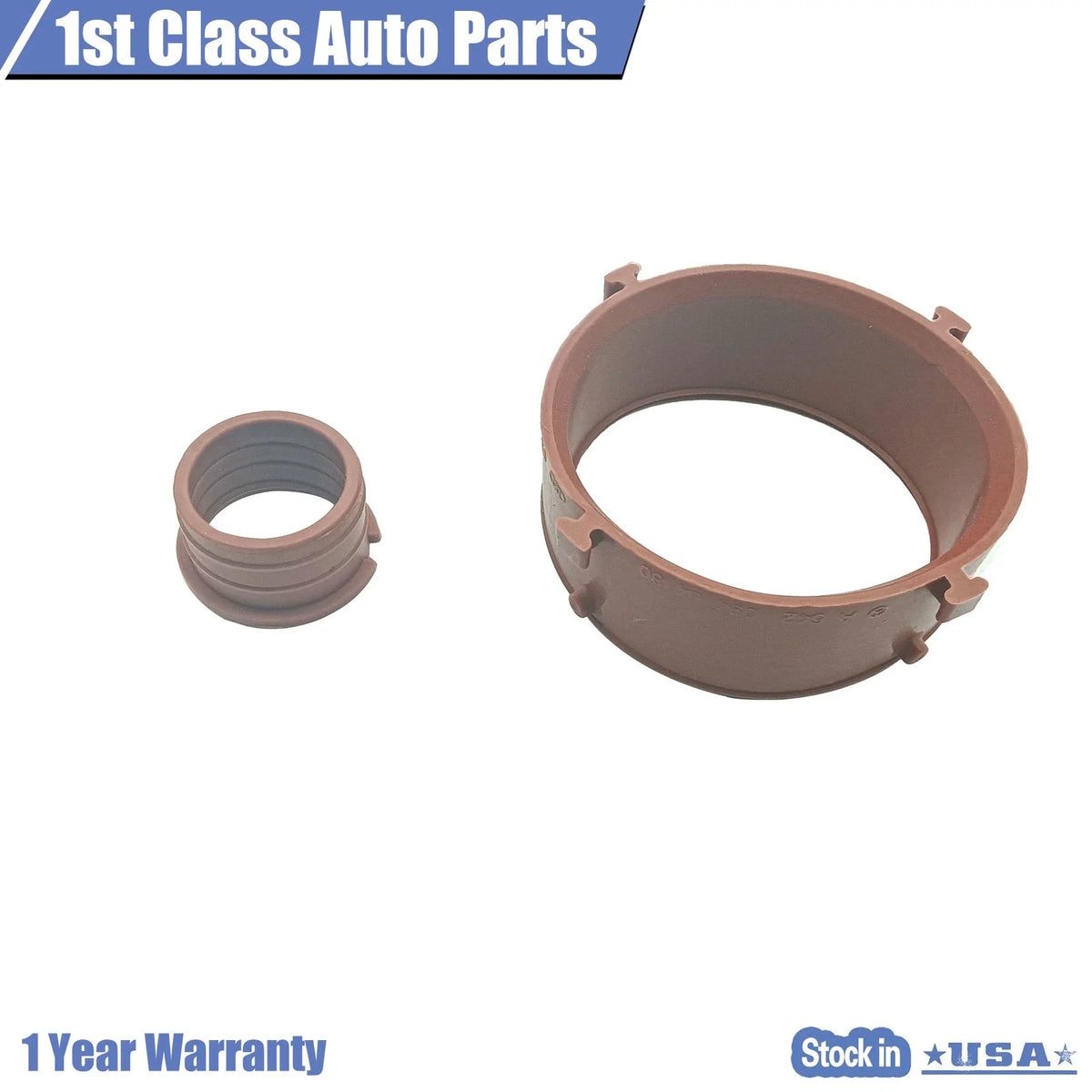 2 Turbo Charger Air Duct Seals for Mercedes-Benz E320 ML350 GL320 (2002–2009)
