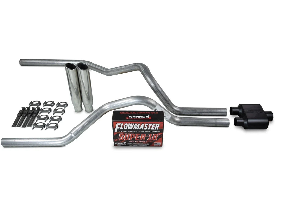 2.5" Dual Exhaust Kit for Chevy GMC 1500 (1999–2006) - Flowmaster Super 10