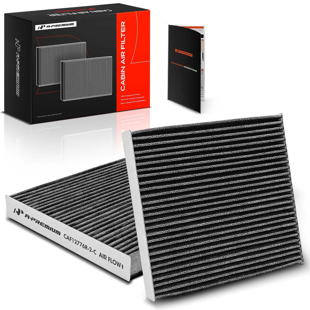 2X Activated Carbon Cabin Air Filter for Ford Ranger (2019–2023) PC99461P, KB3Z19N619A
