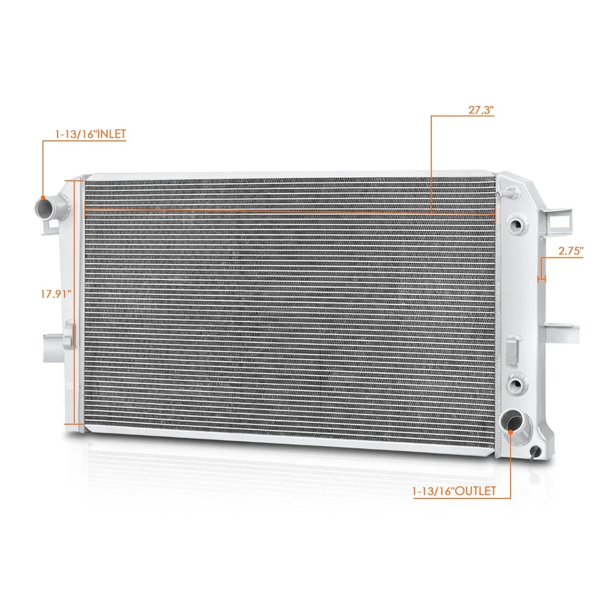 3-Row Aluminum Cooling Radiator for Chevy Silverado/GMC Sierra (2001–2005)