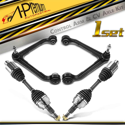 Set of 4 CV Axle Control Arms for Dodge Ram 1500 (2002–2008)