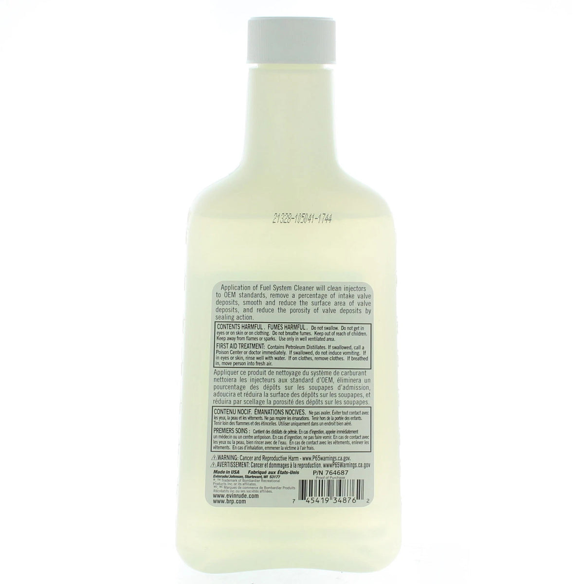 16oz Fuel Systems Cleaner for Johnson Evinrude OMC Outboard Motor (0764687)