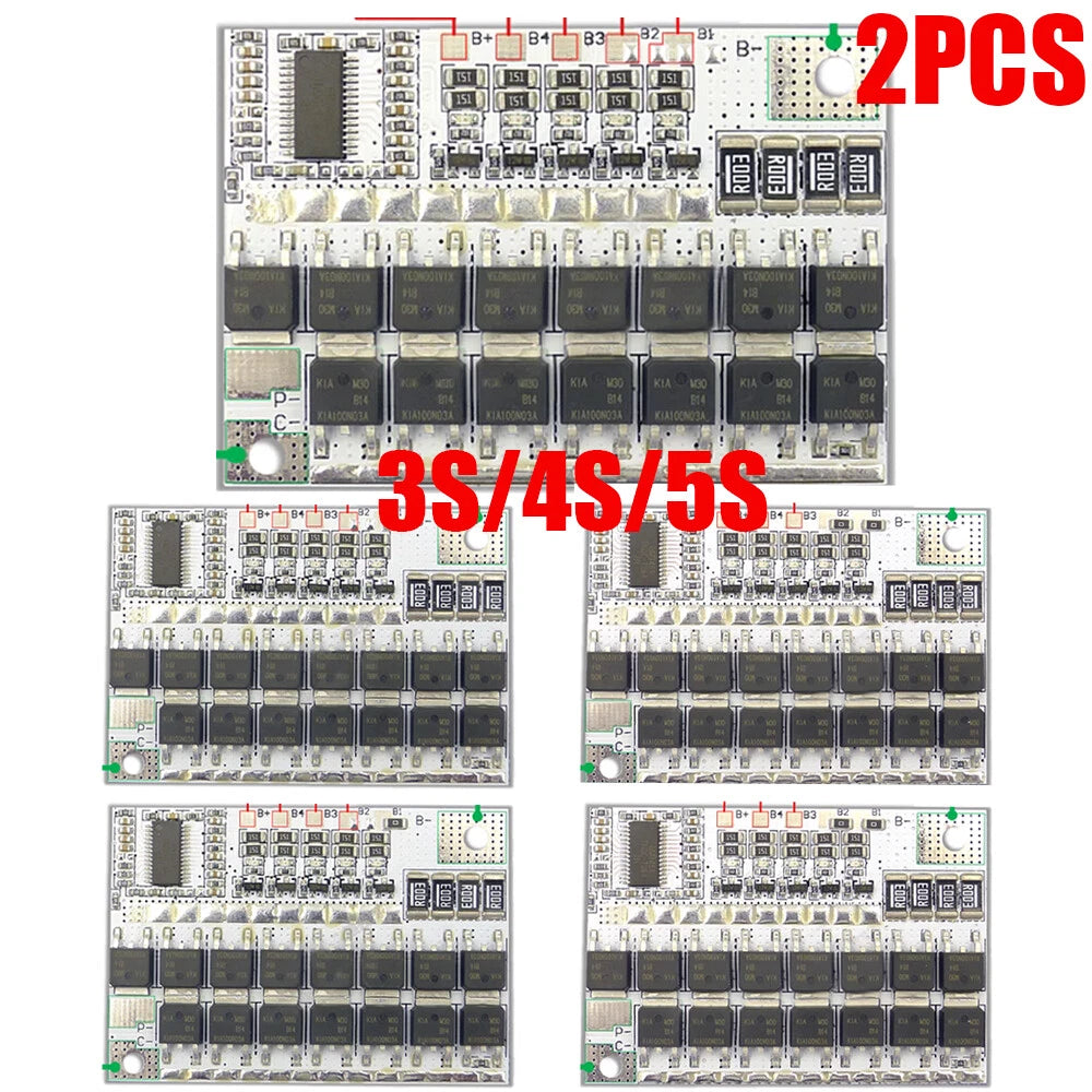 2X 100A 12V BMS Li-ion LMO Battery Protection Circuit Board for