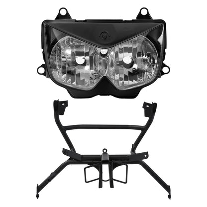 Front Headlight Lamp & Fairing Stay Bracket for Kawasaki Ninja 250R (2008–2012)